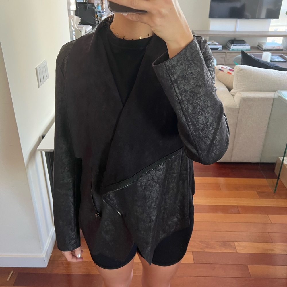 Vigoss Flyaway Faux Leather Jacket